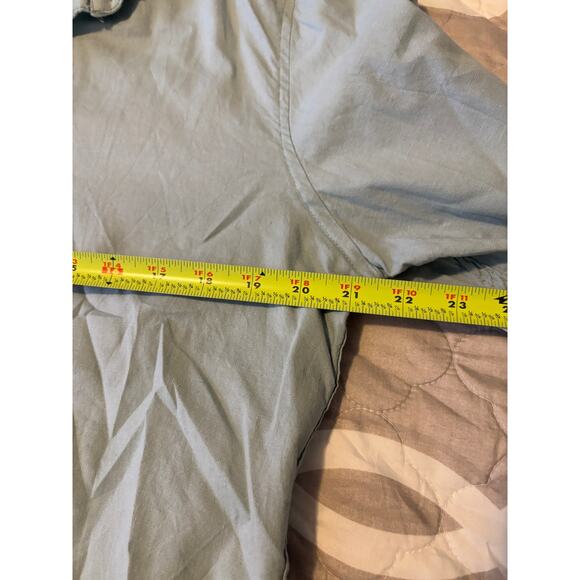 Onia Men's Blue Linen Blend Button Down Shirt Large - Picture 7 of 8